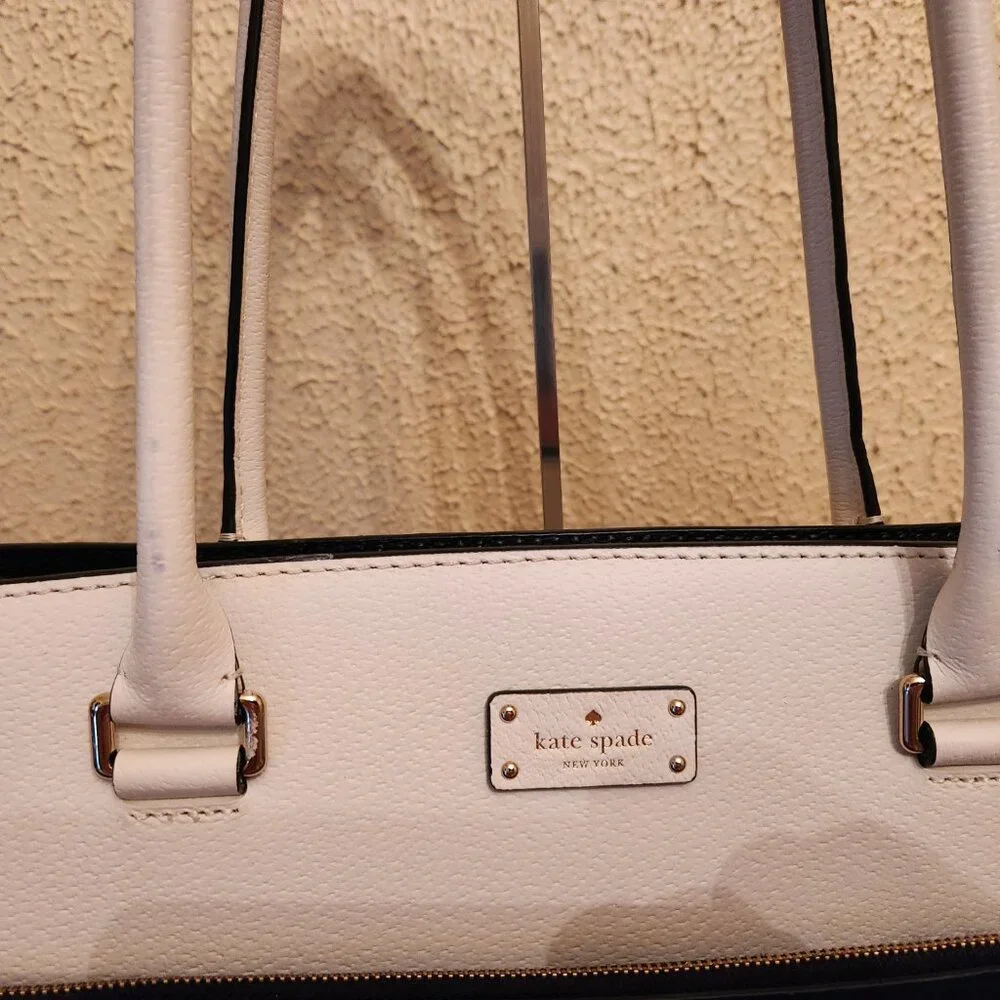 Kate Spade NY Grove Street Black Leather Tote Bag